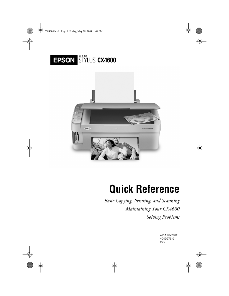 Epson Stylus CX4600 User Manual | 48 pages