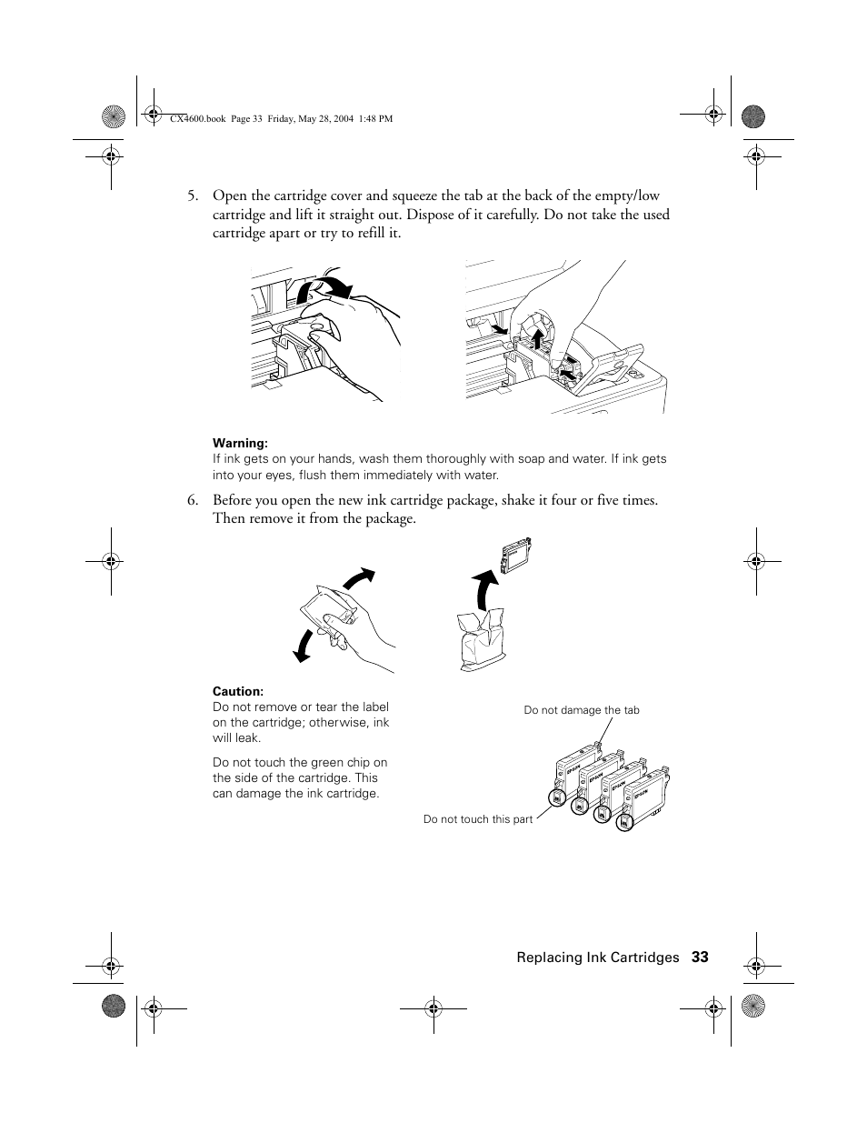 Epson Stylus CX4600 User Manual | Page 33 / 48