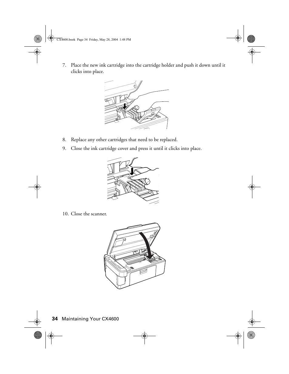 Epson Stylus CX4600 User Manual | Page 34 / 48