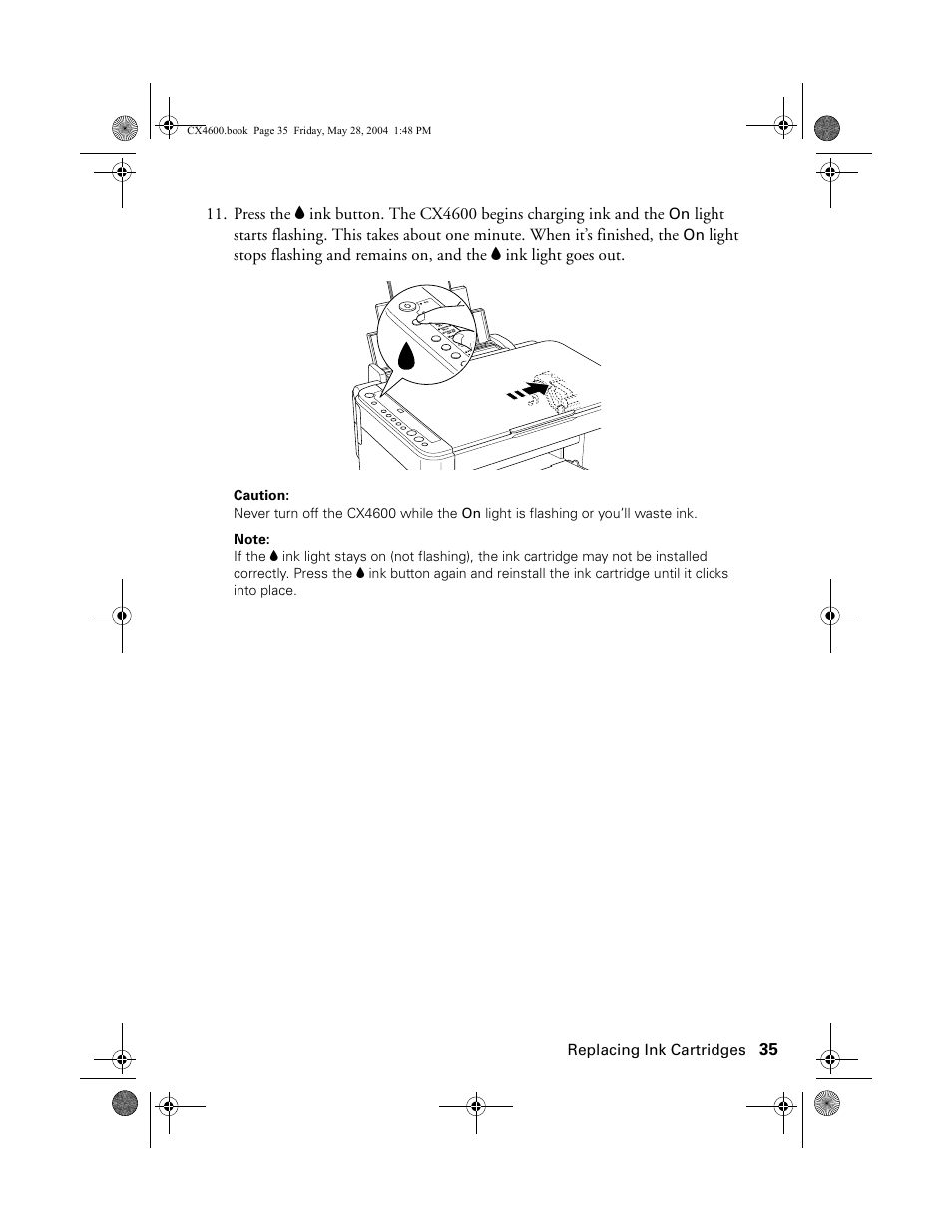 Epson Stylus CX4600 User Manual | Page 35 / 48