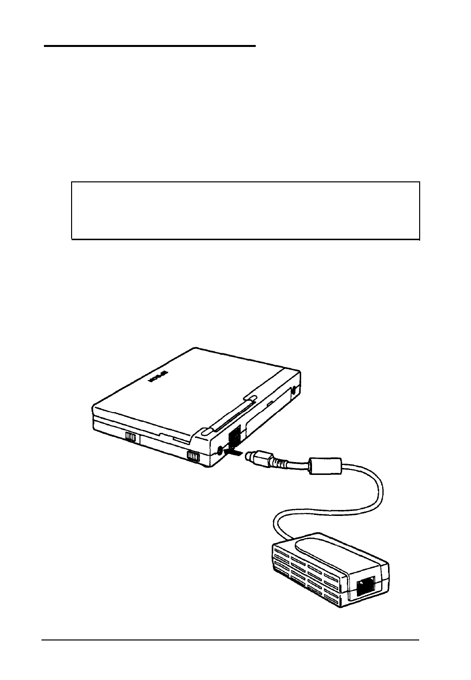 Connecting the ac adapter | Epson ActionNote User Manual | Page 23 / 147