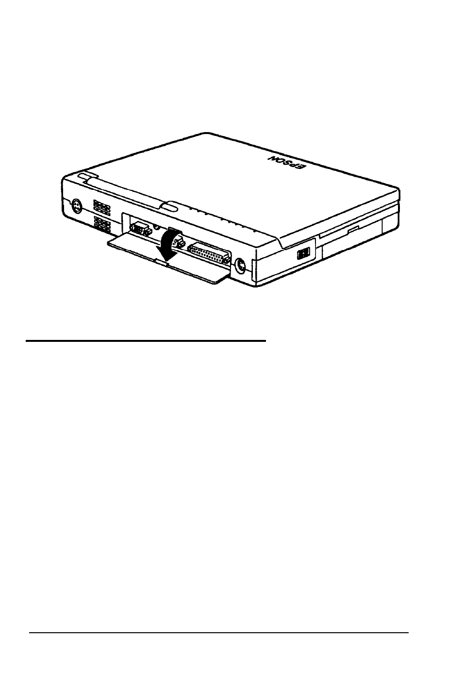 Connecting an external monitor, Follow these steps to connect a monitor | Epson ActionNote User Manual | Page 76 / 147