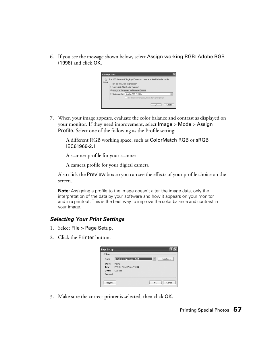 Epson CPD-19345R0 User Manual | Page 57 / 119