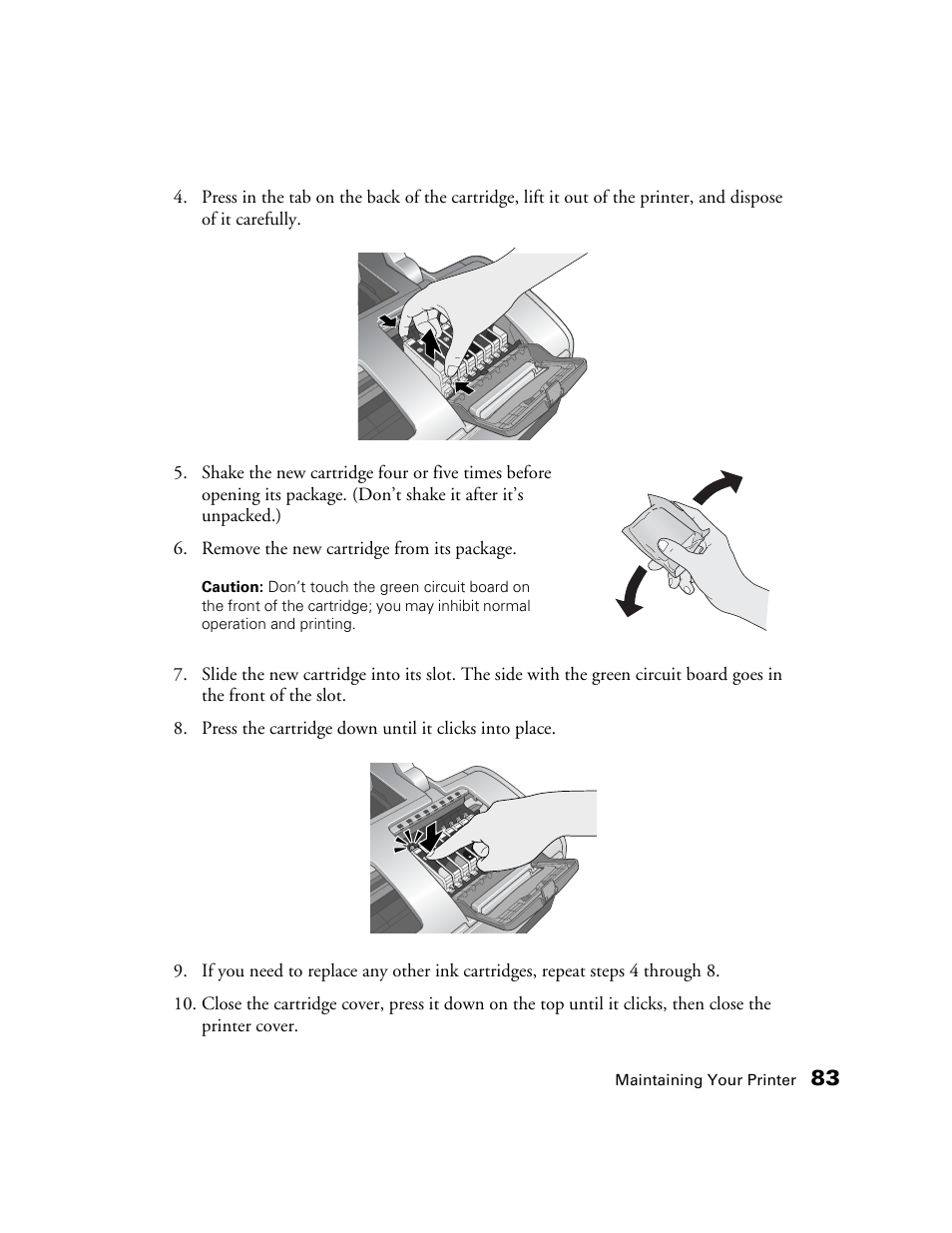 Epson CPD-19345R0 User Manual | Page 83 / 119