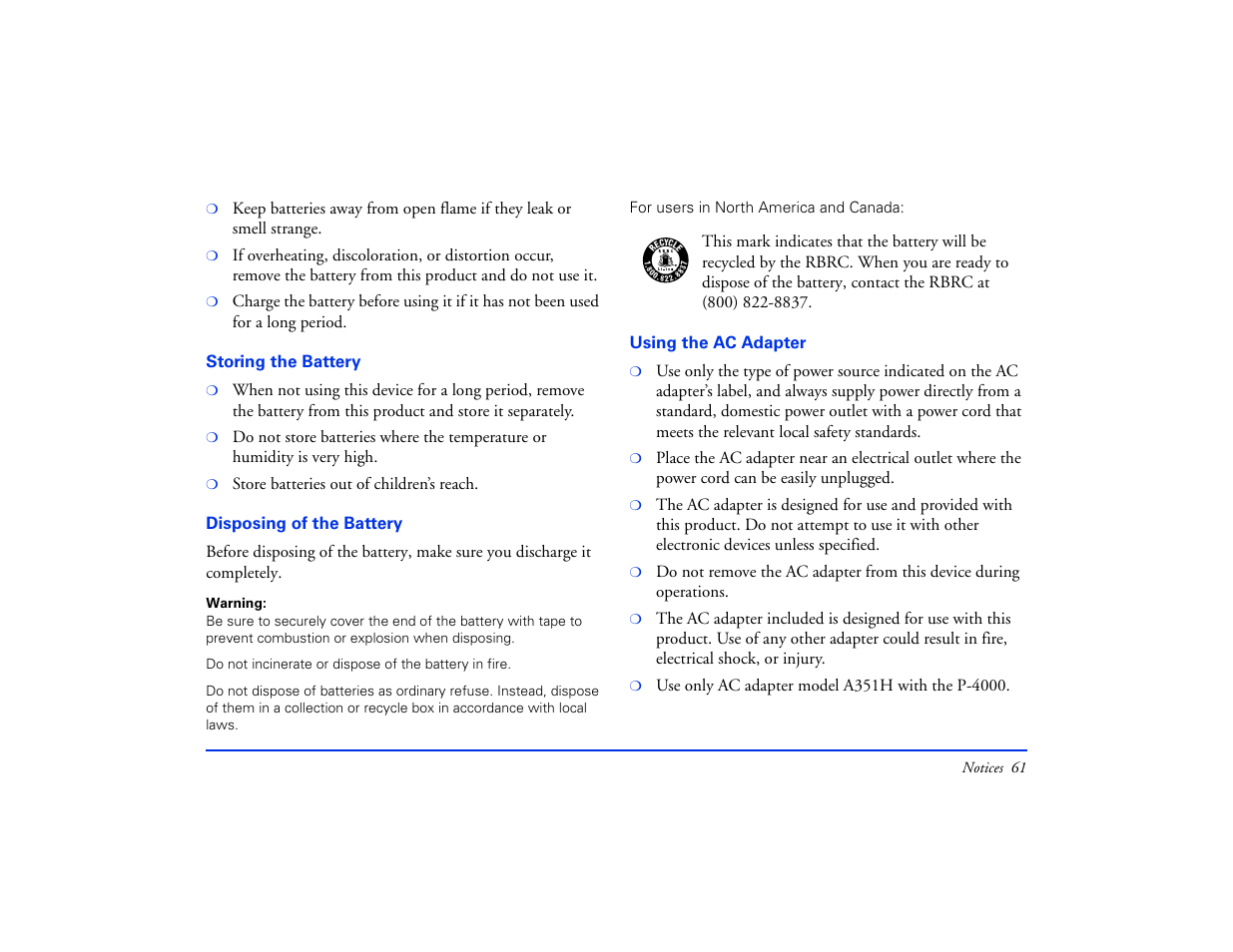 Epson Multimedia Storage Viewer P-4000 User Manual | Page 61 / 74