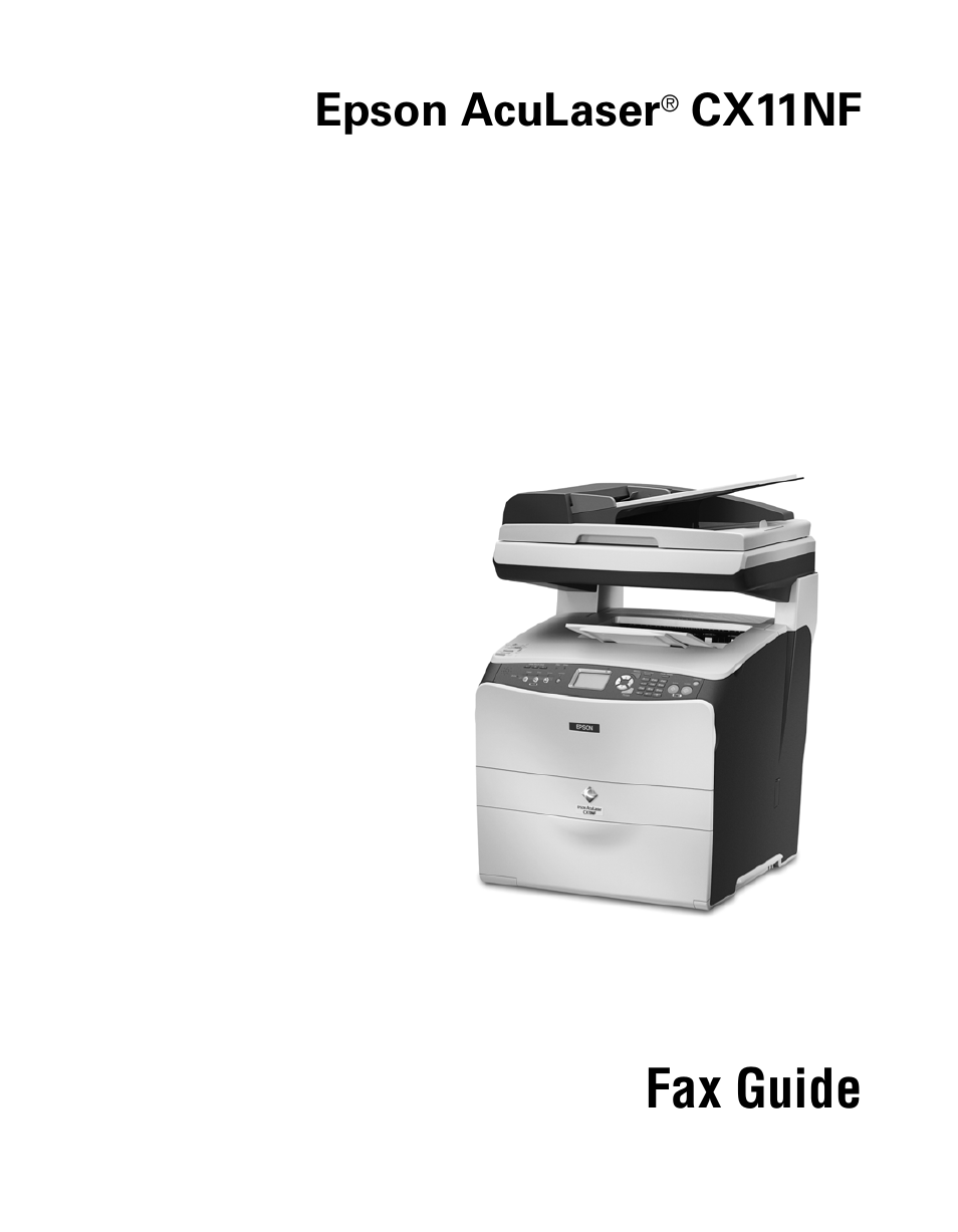 Epson AcuLaser CX11NF User Manual | 64 pages