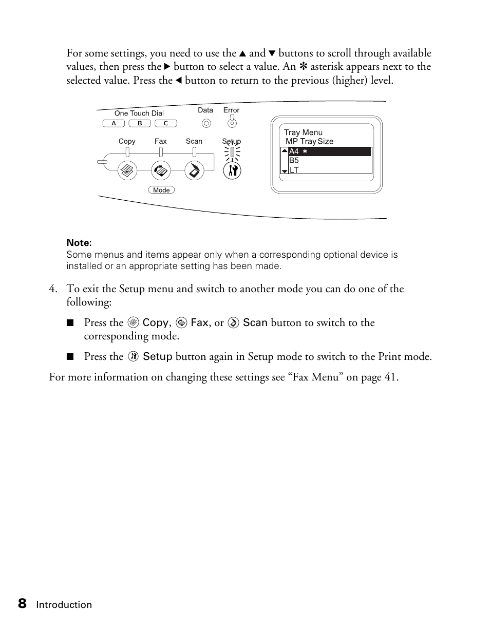 Epson AcuLaser CX11NF User Manual | Page 8 / 64