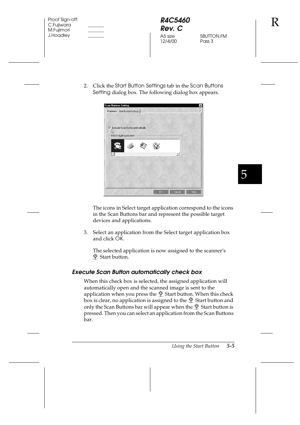 Execute scan button automatically check box | Epson 1640XL User Manual | Page 105 / 167
