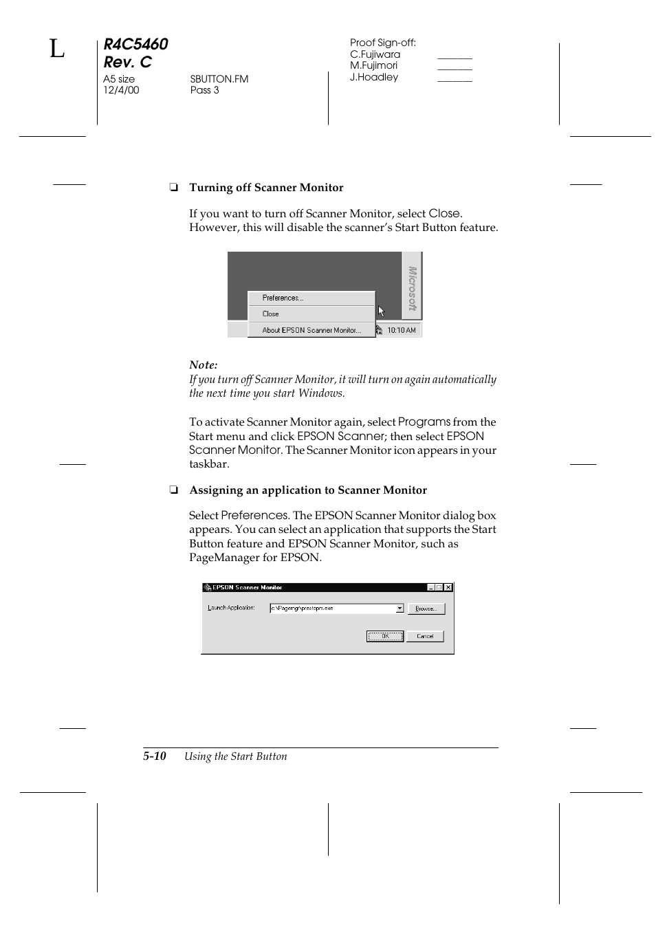 Epson 1640XL User Manual | Page 110 / 167