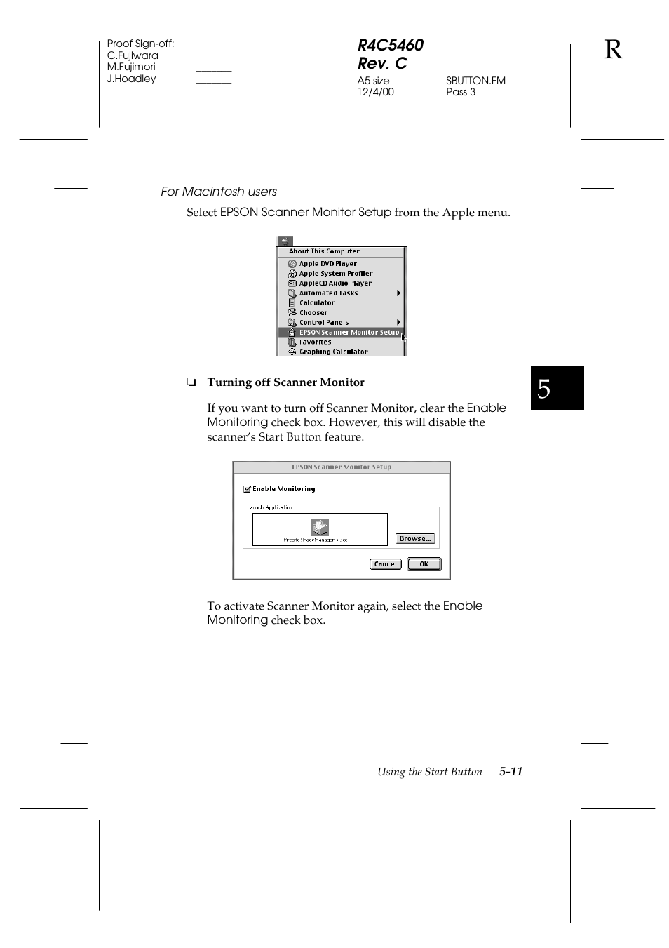 For macintosh users | Epson 1640XL User Manual | Page 111 / 167
