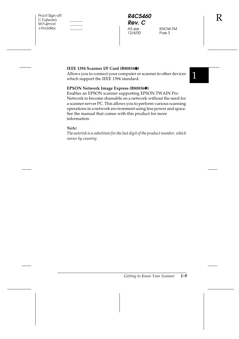 Epson 1640XL User Manual | Page 21 / 167