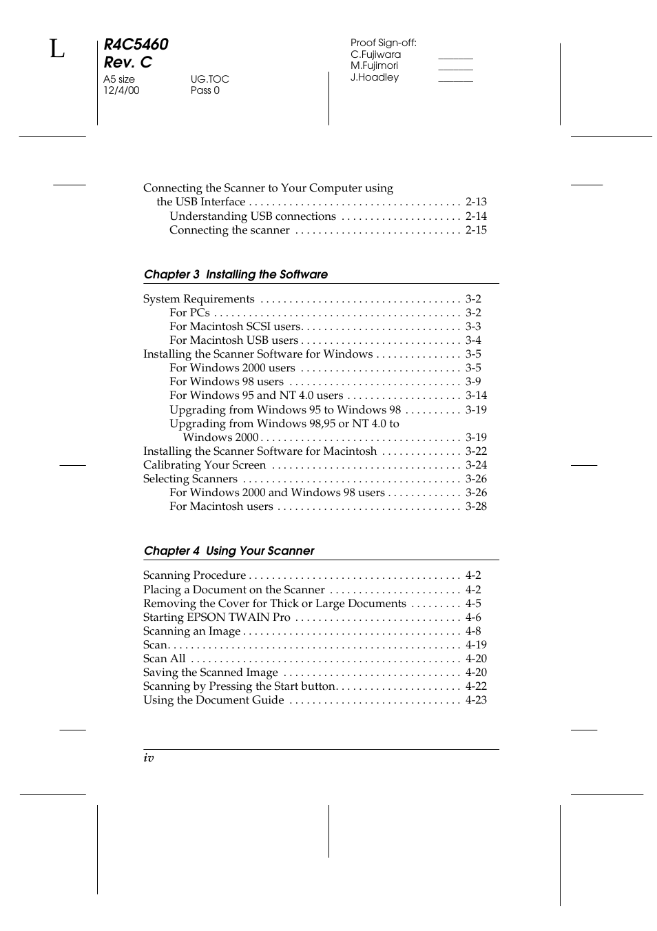 Epson 1640XL User Manual | Page 6 / 167