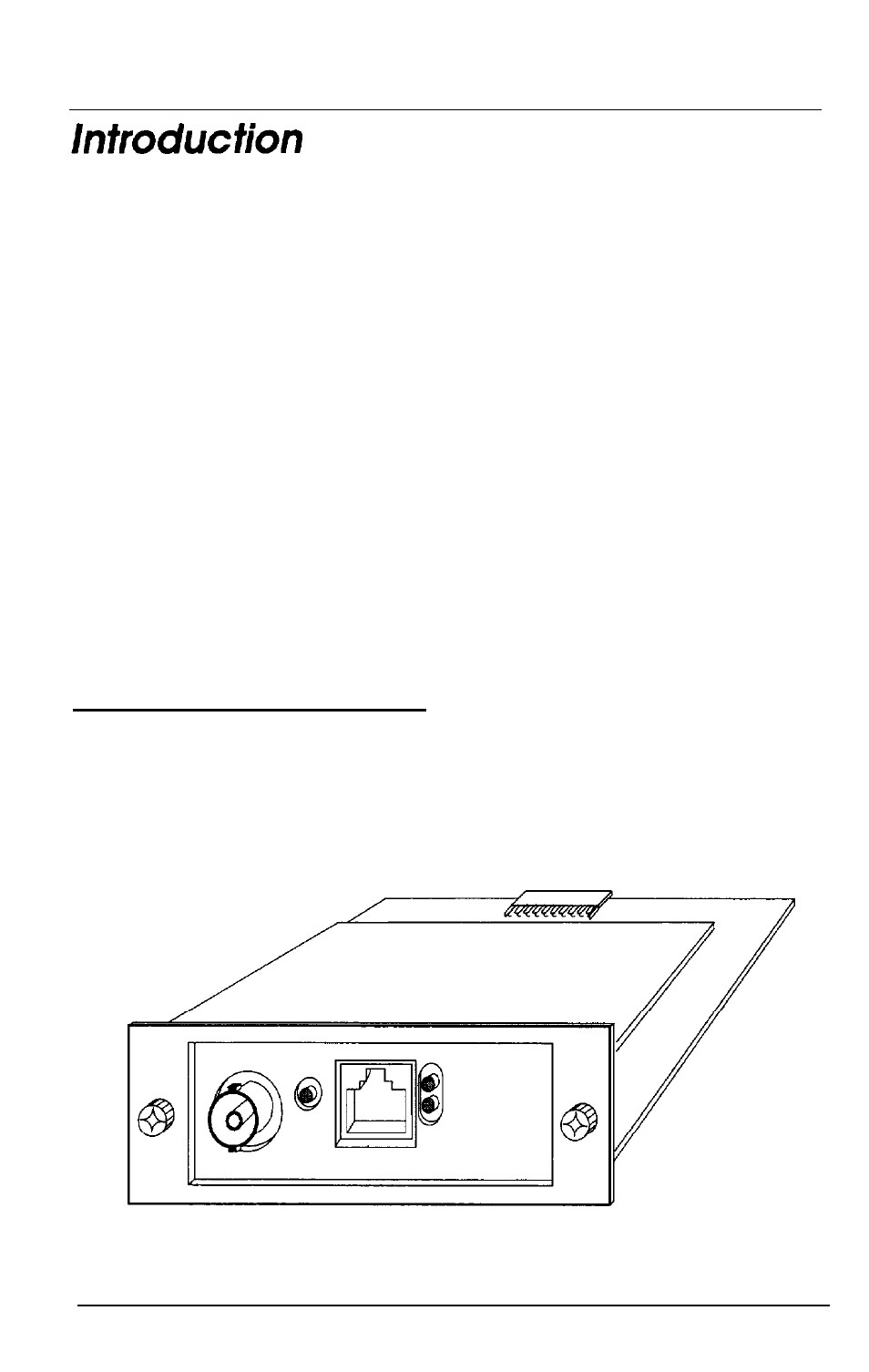 Introduction, Ethernet card hardware | Epson C82324* User Manual | Page 8 / 57