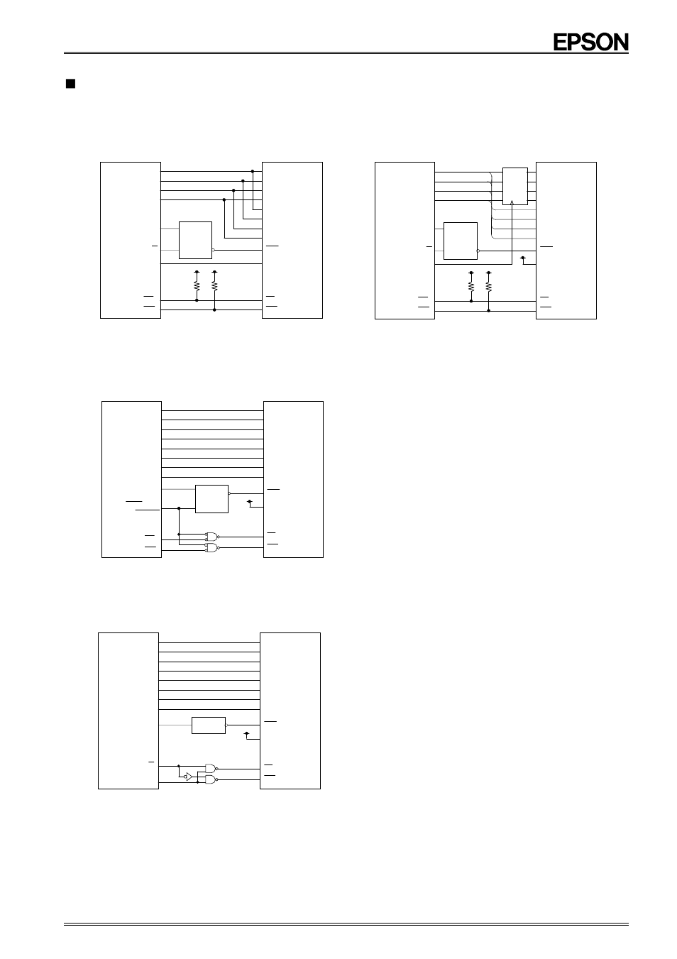 Connection to multiplexed bus type, Connection to z80 or compatible cpu, Connection to 68-series mpu | Epson RTC-72421 A User Manual | Page 21 / 25