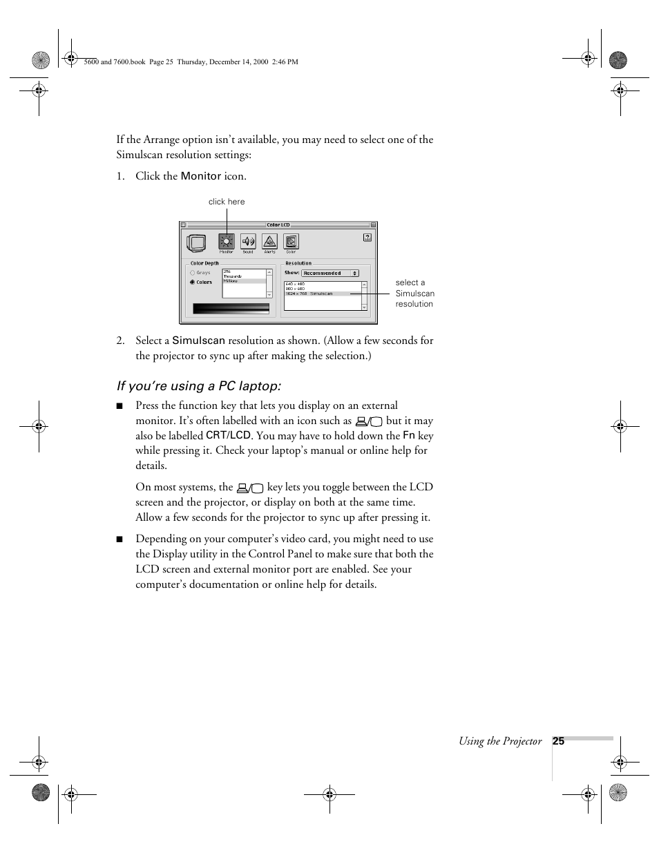 Epson 5600p User Manual | Page 31 / 114