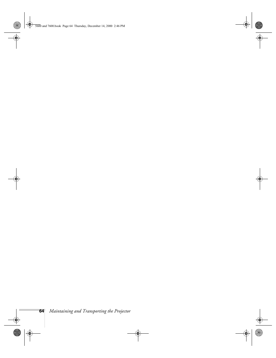 Epson 5600p User Manual | Page 70 / 114