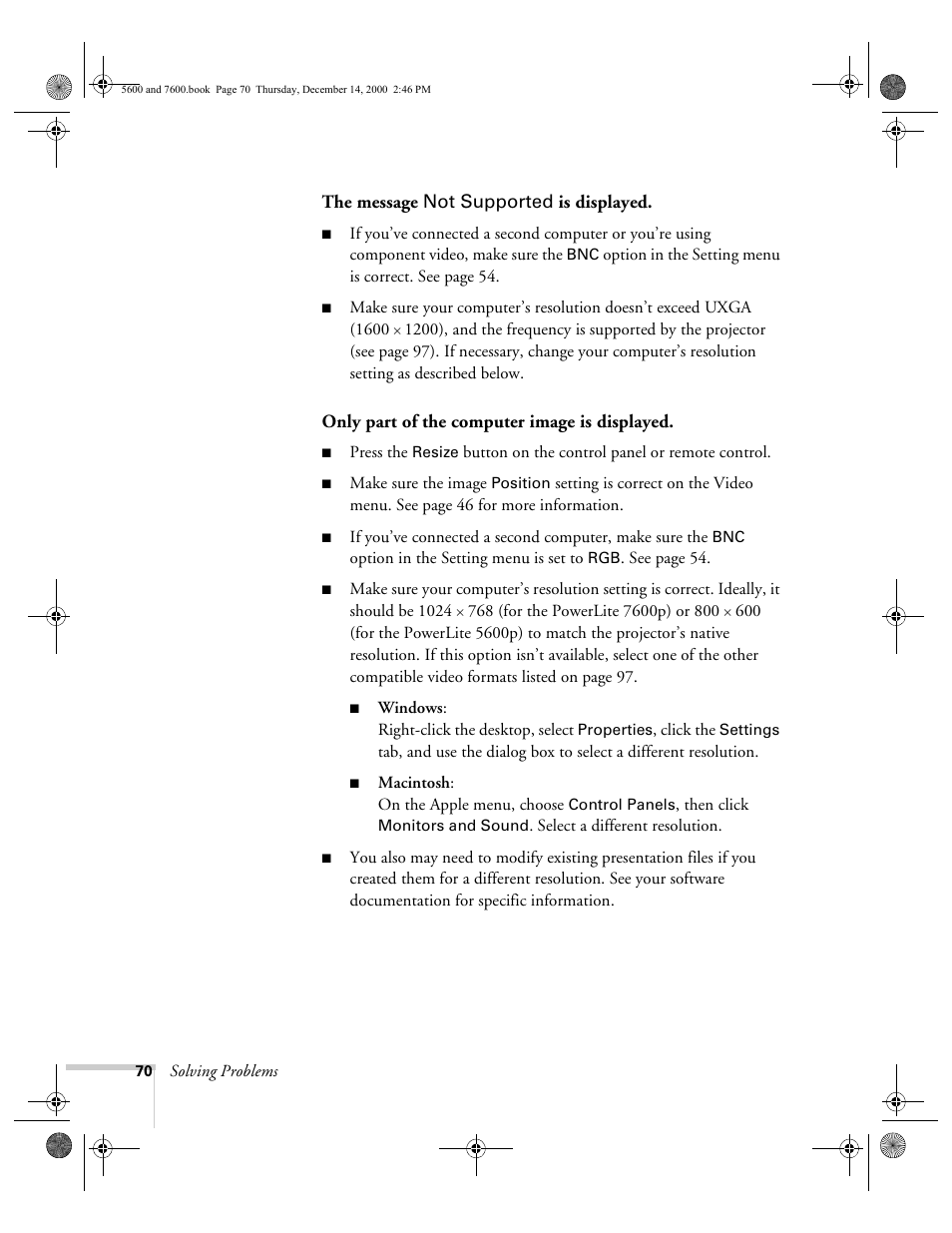 Epson 5600p User Manual | Page 76 / 114