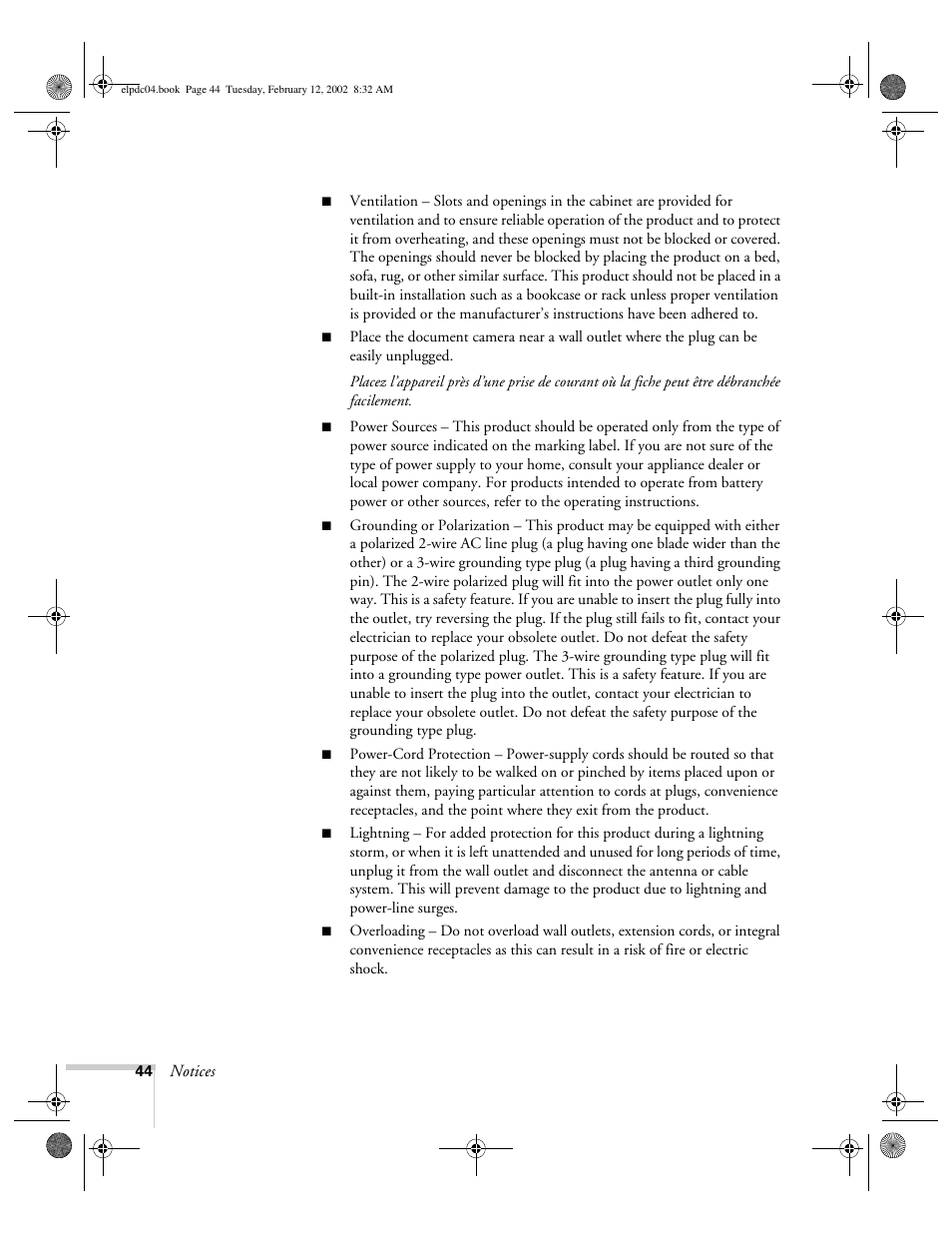 Epson ELPD04 User Manual | Page 49 / 58