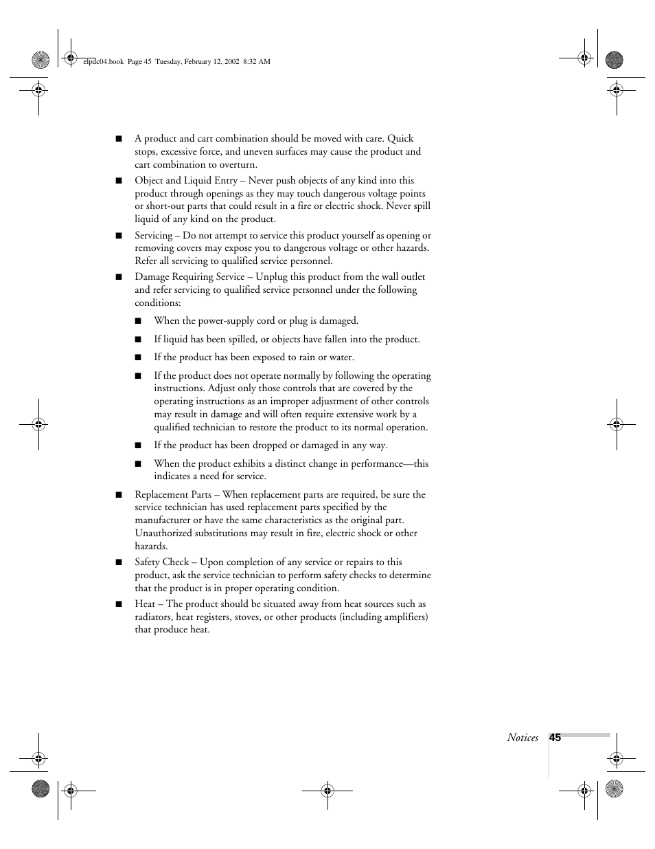 Epson ELPD04 User Manual | Page 50 / 58