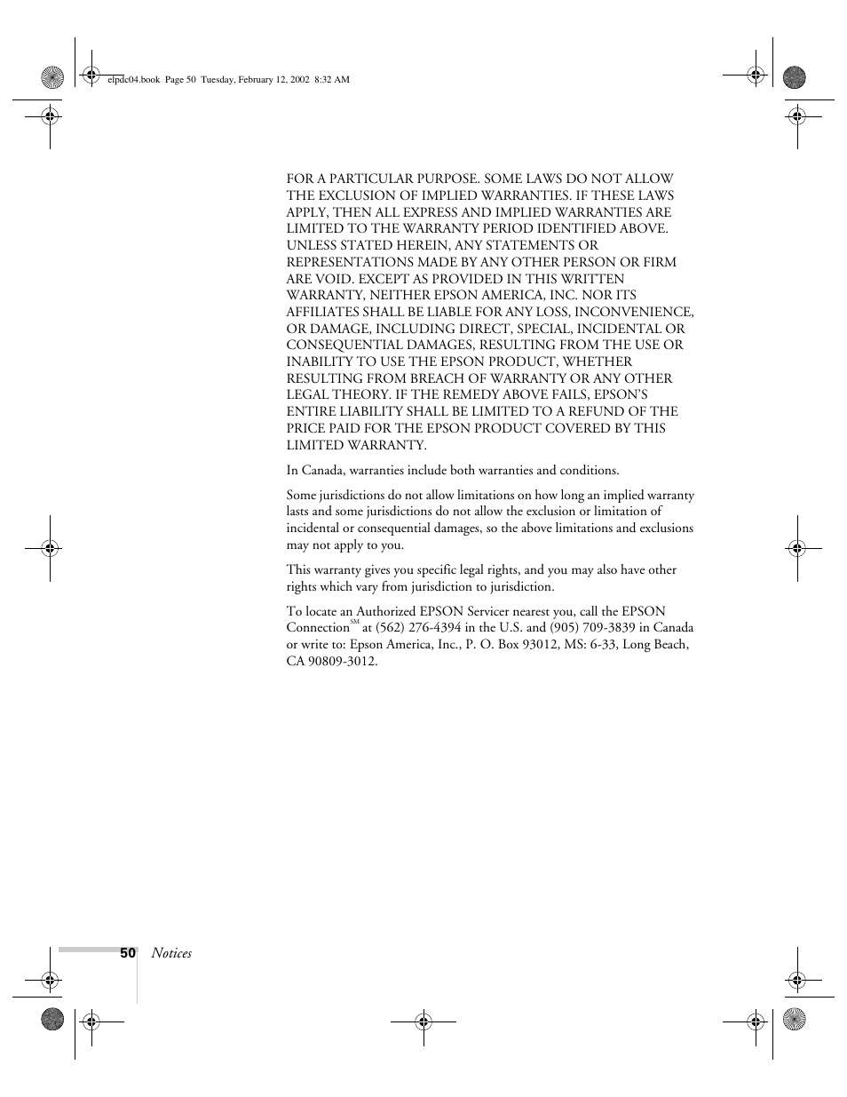 Epson ELPD04 User Manual | Page 55 / 58