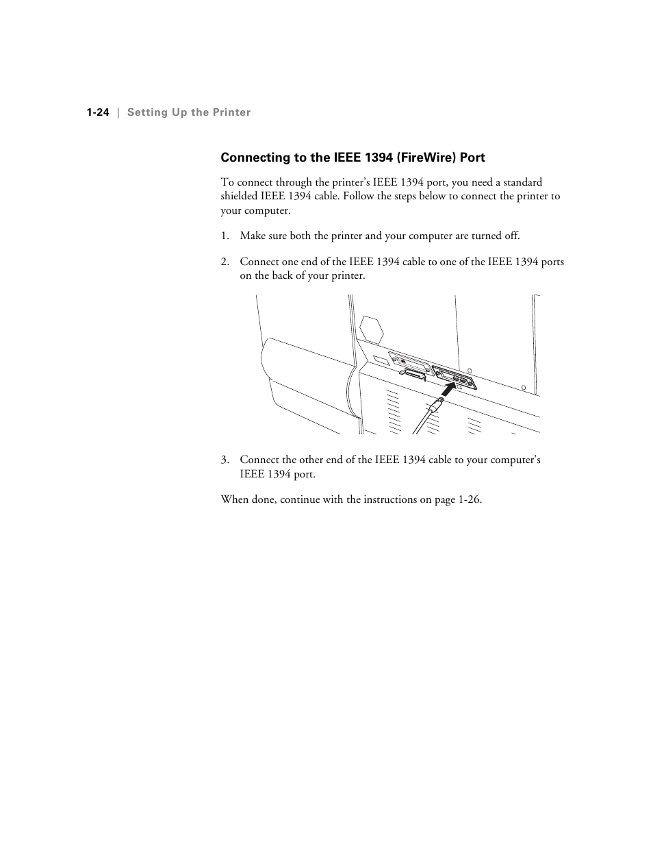 Connecting to the ieee 1394 (firewire) port | Epson 10600 User Manual | Page 39 / 183