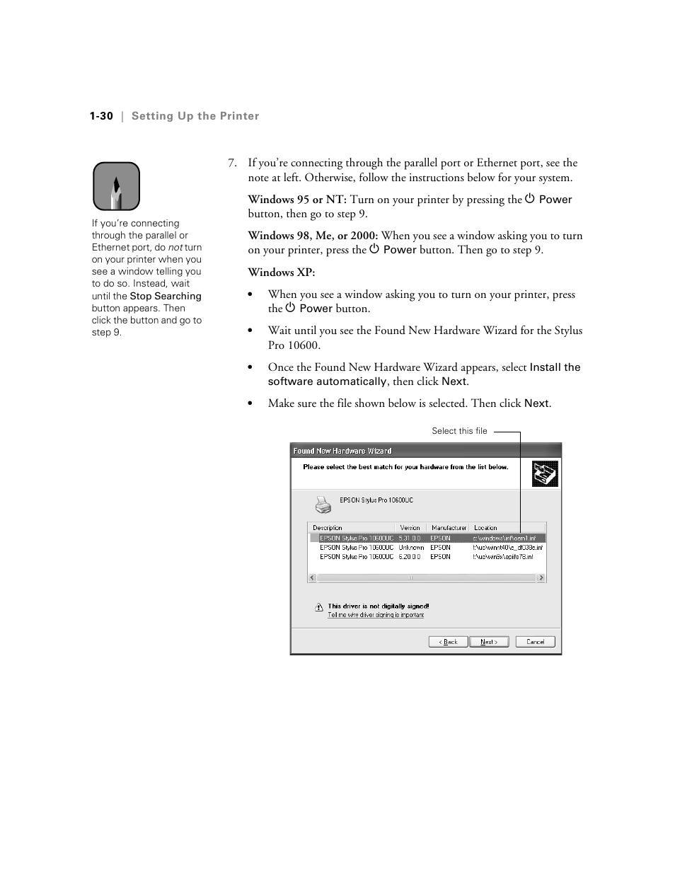 Epson 10600 User Manual | Page 45 / 183