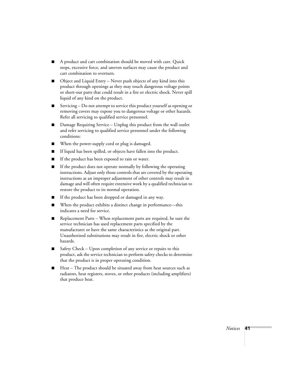 Epson ELPDC02 User Manual | Page 47 / 55