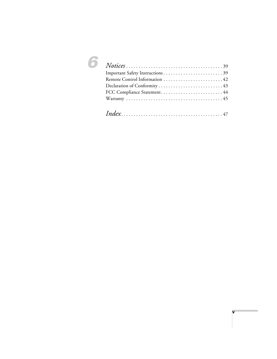 Epson ELPDC02 User Manual | Page 5 / 55