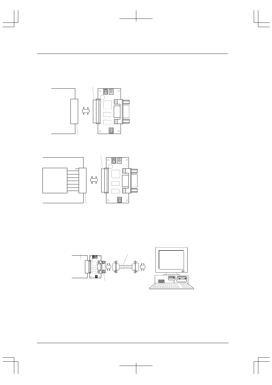 A.3 connecting the system, Connecting to a personal computer | Epson S1C33 User Manual | Page 22 / 30