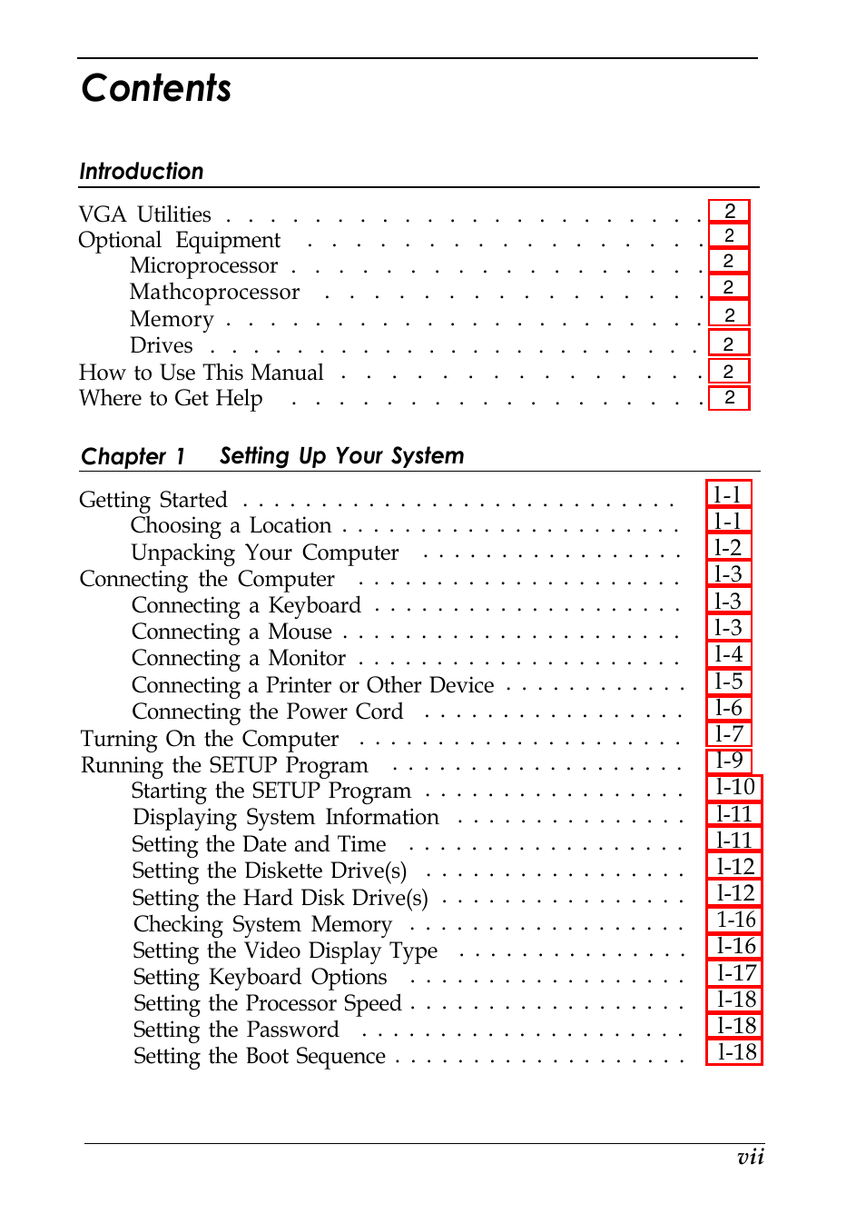 Epson EL 486UC User Manual | Page 8 / 132