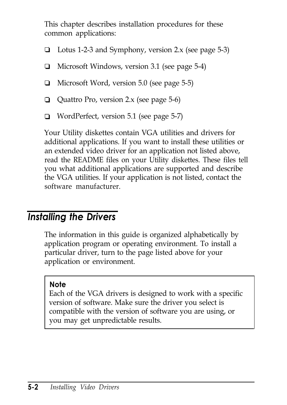 Installing the drivers | Epson EL 486UC User Manual | Page 95 / 132