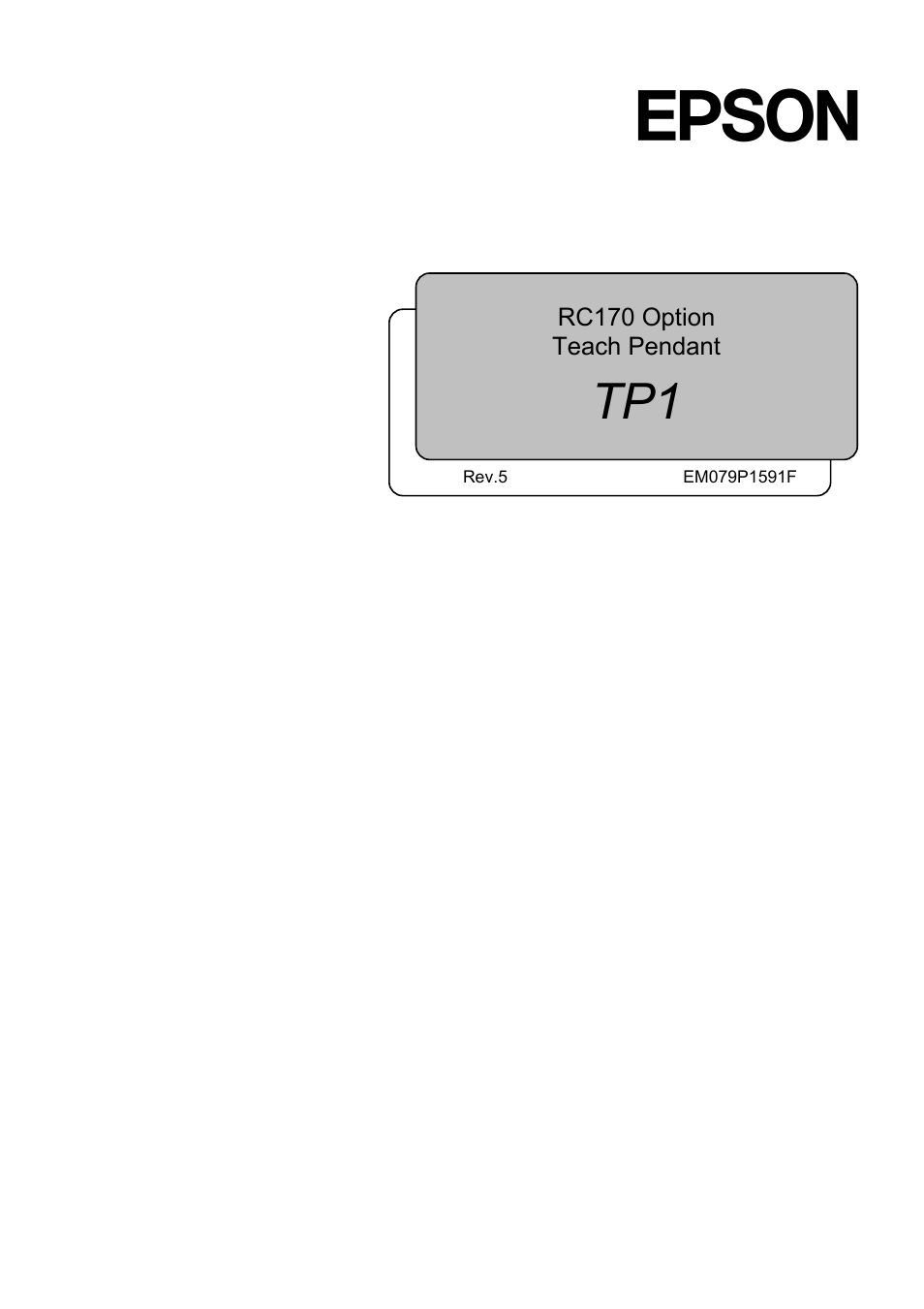 Epson TP1 User Manual | 112 pages