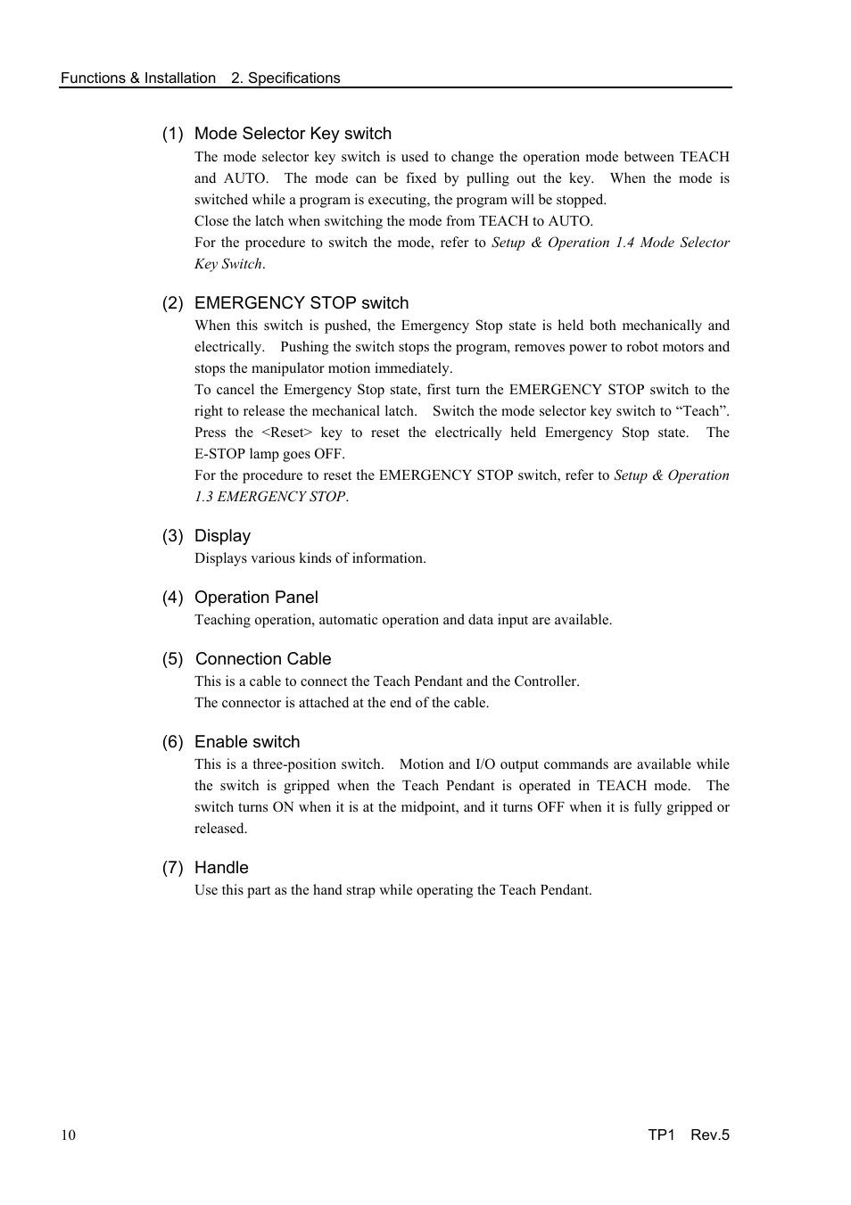 Epson TP1 User Manual | Page 20 / 112