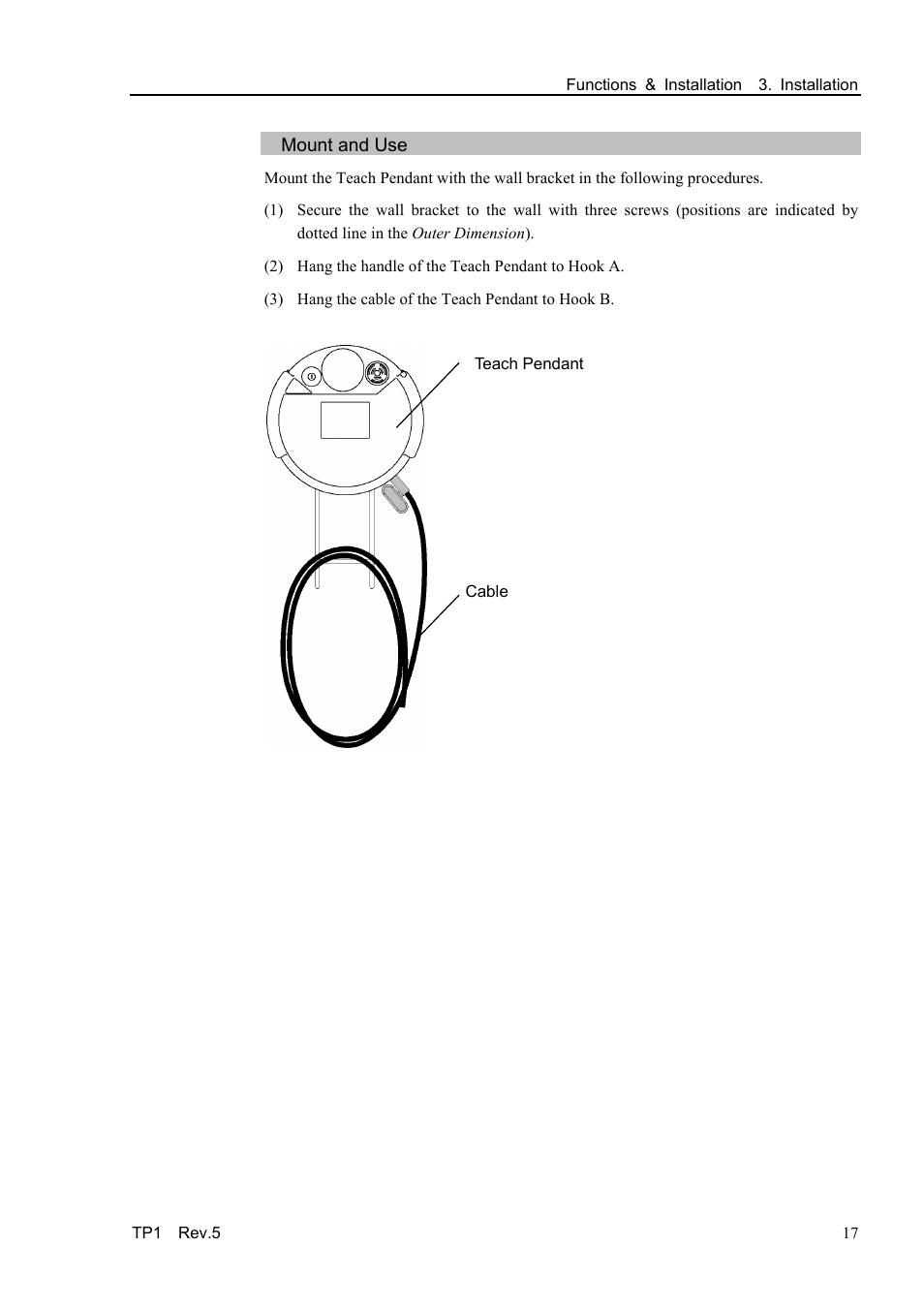 Mount and use | Epson TP1 User Manual | Page 27 / 112