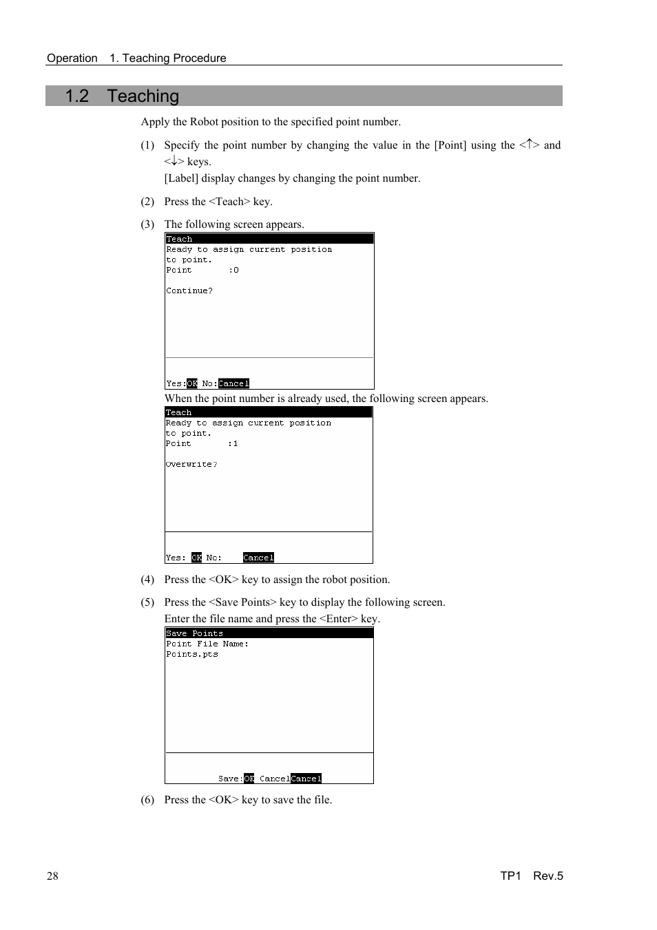 2 teaching | Epson TP1 User Manual | Page 38 / 112