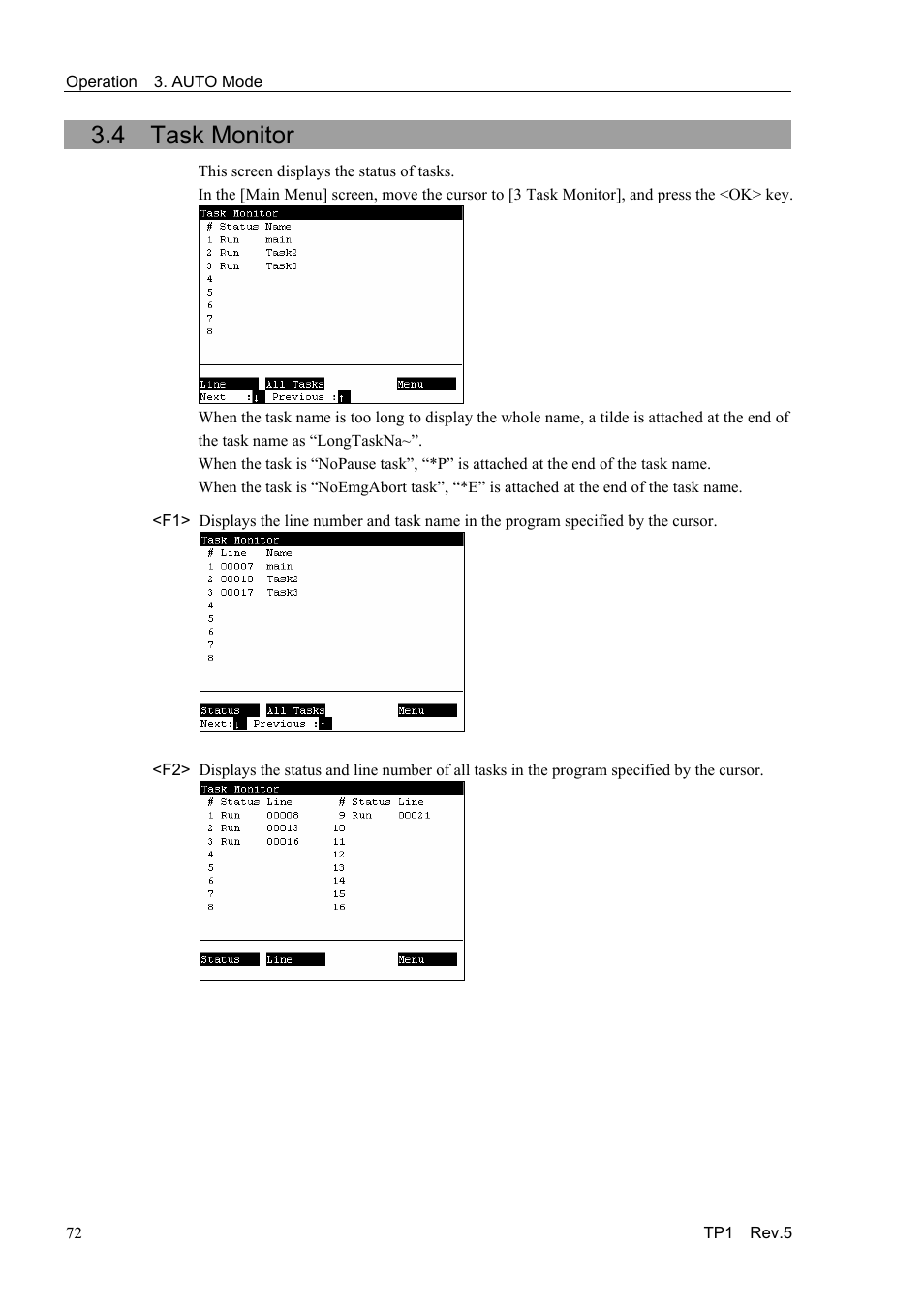 4 task monitor | Epson TP1 User Manual | Page 82 / 112