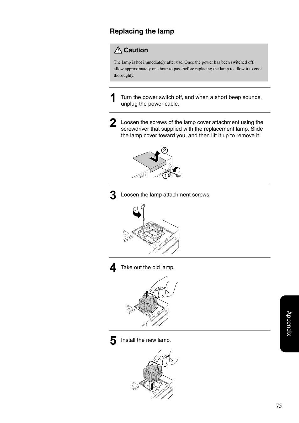 P. 75 | Epson EB-W8D User Manual | Page 77 / 91