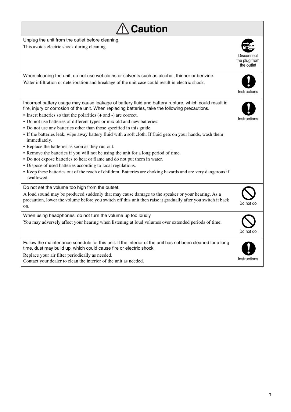 Caution | Epson EB-W8D User Manual | Page 9 / 91
