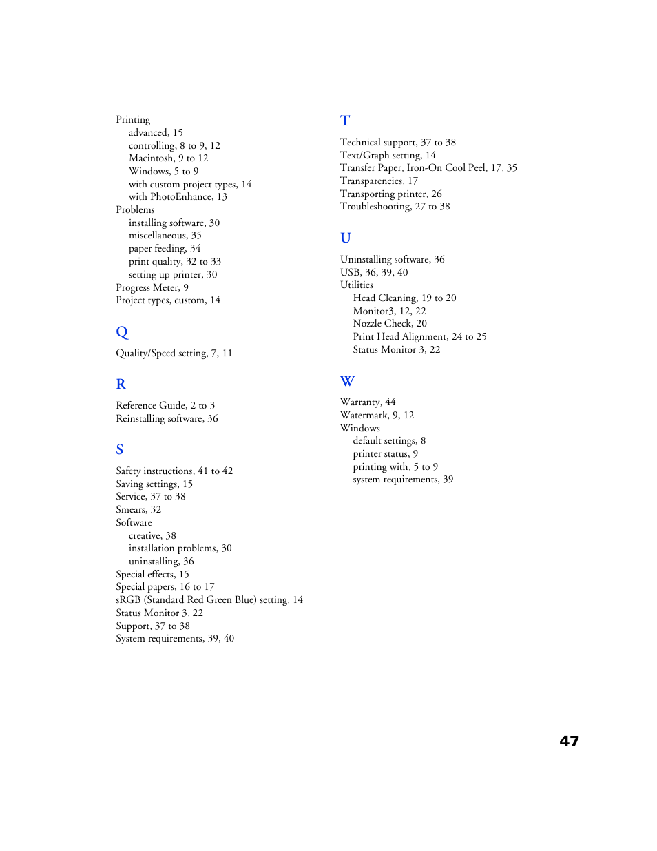 Epson 777/777i User Manual | Page 51 / 53