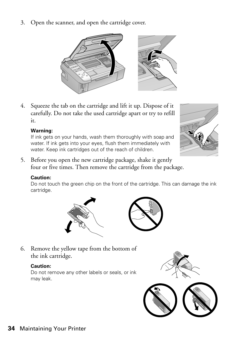 Epson STYLUS NX410 User Manual | Page 34 / 48