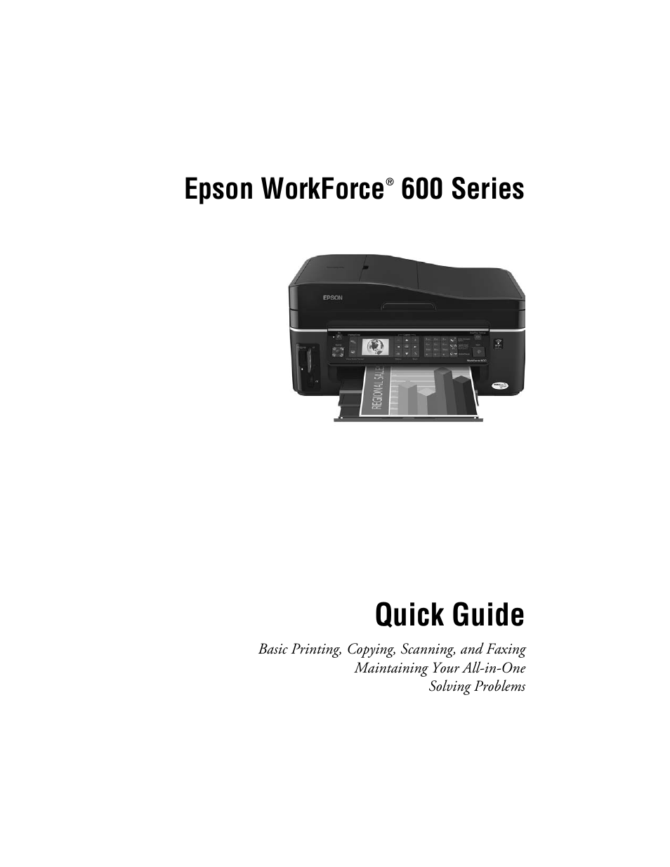 Epson WorkForce 600 Series User Manual | 56 pages