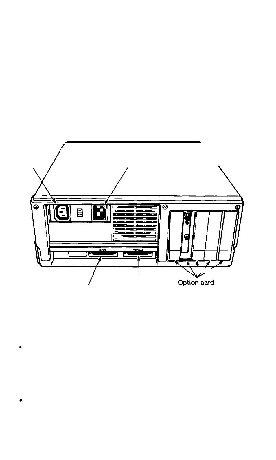 The rear panel | Epson EQUITY Y14499113001 User Manual | Page 13 / 139