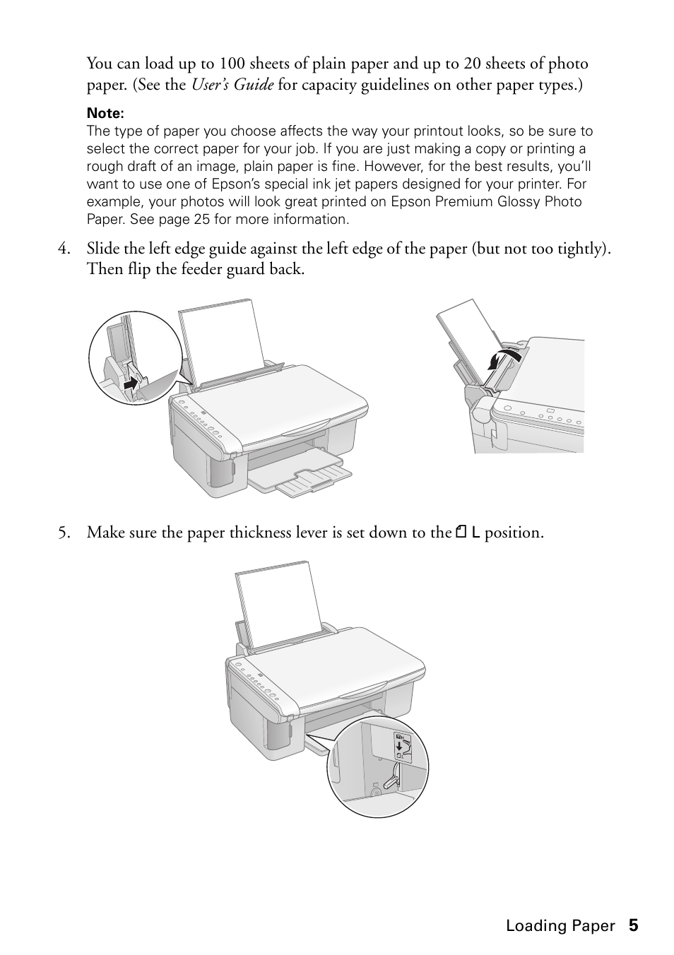 Epson Stylus CX4800 User Manual | Page 5 / 48