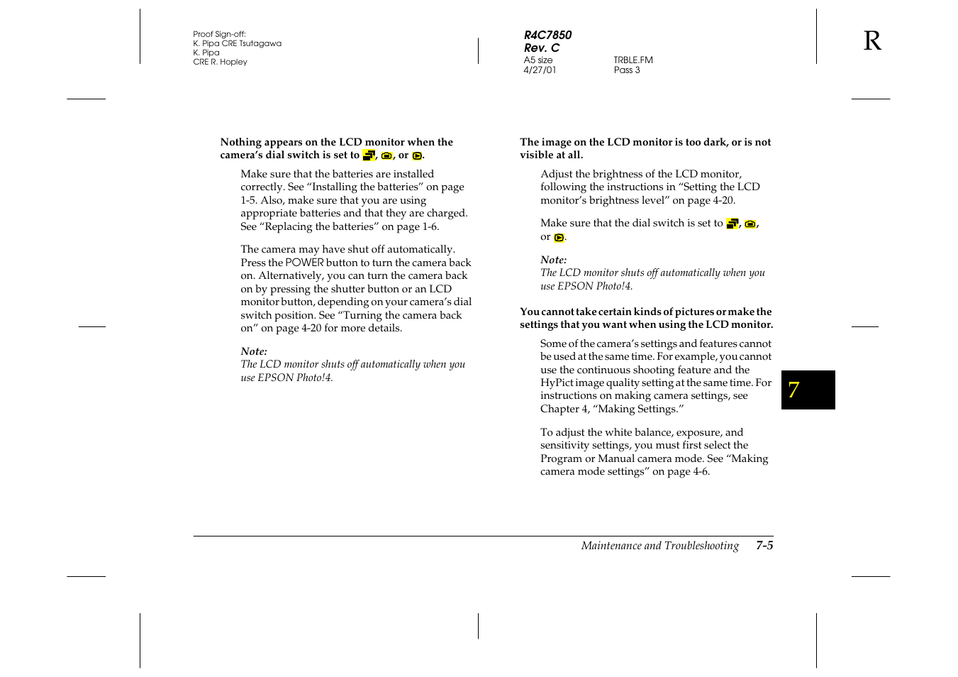 Epson 3100Z User Manual | Page 113 / 143