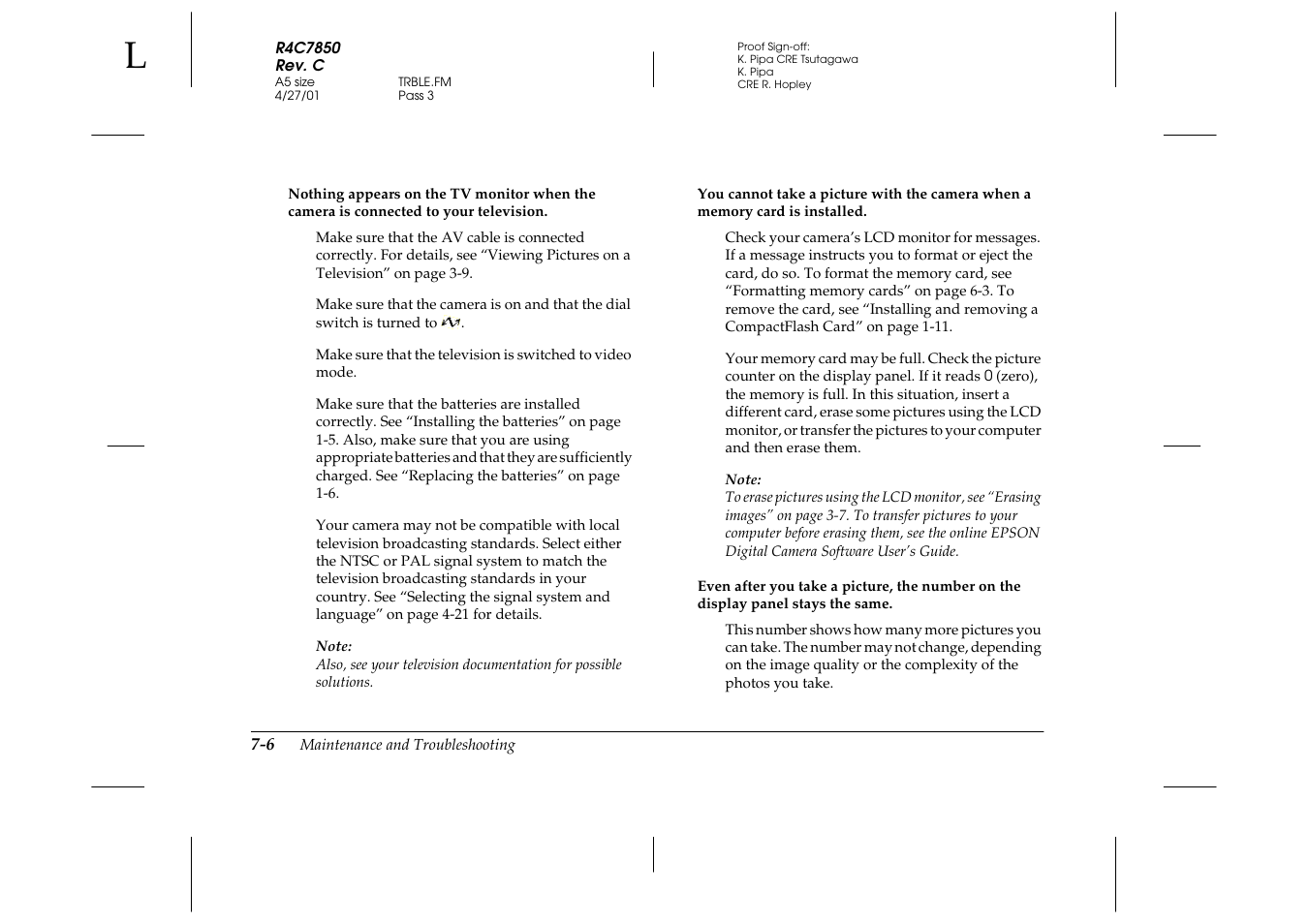 Epson 3100Z User Manual | Page 114 / 143