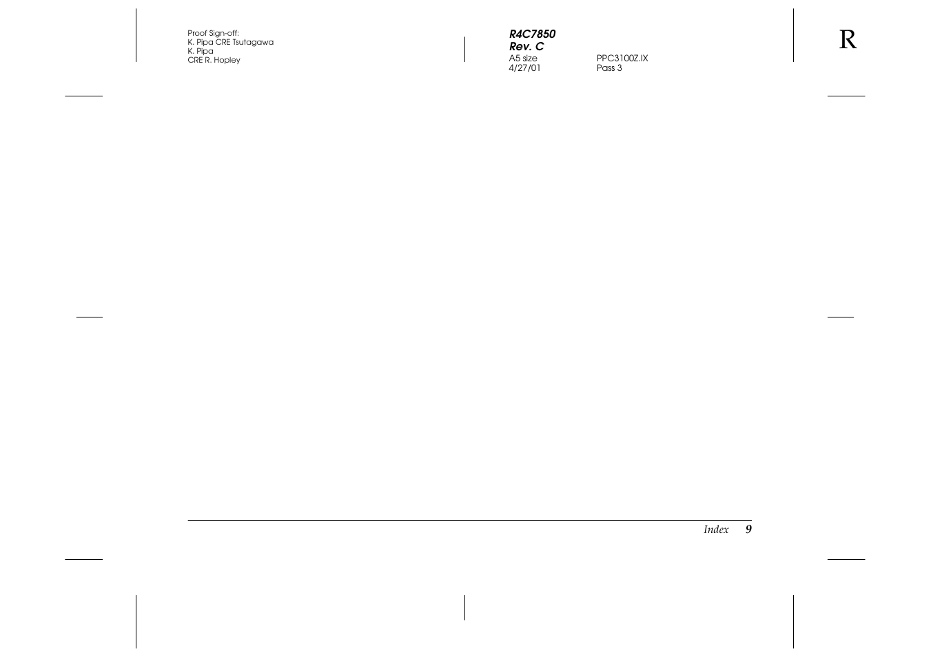 Epson 3100Z User Manual | Page 141 / 143
