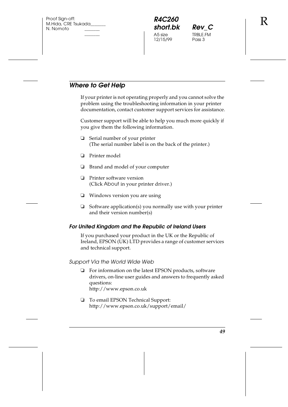 Where to get help, R4c260 short.bk rev_c | Epson 460 User Manual | Page 55 / 64