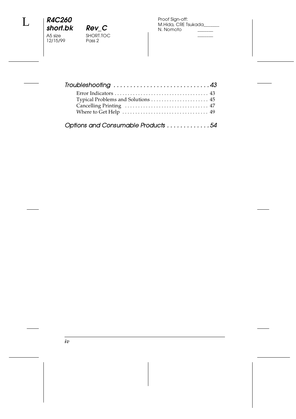 R4c260 short.bk rev_c | Epson 460 User Manual | Page 6 / 64