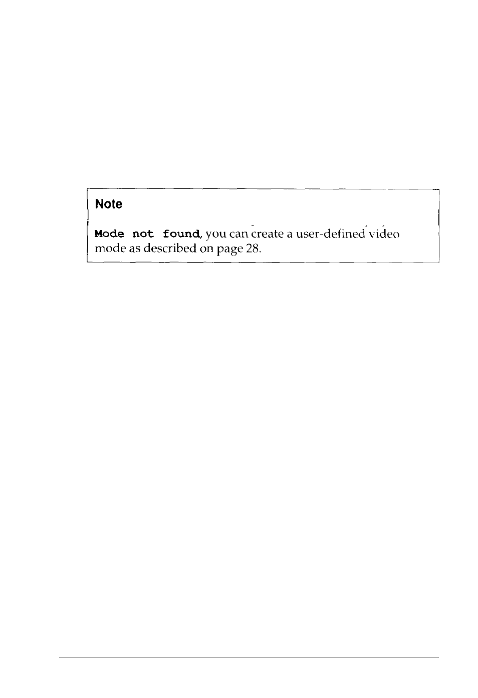 Modifying a video mode | Epson Professional Series II User Manual | Page 33 / 63