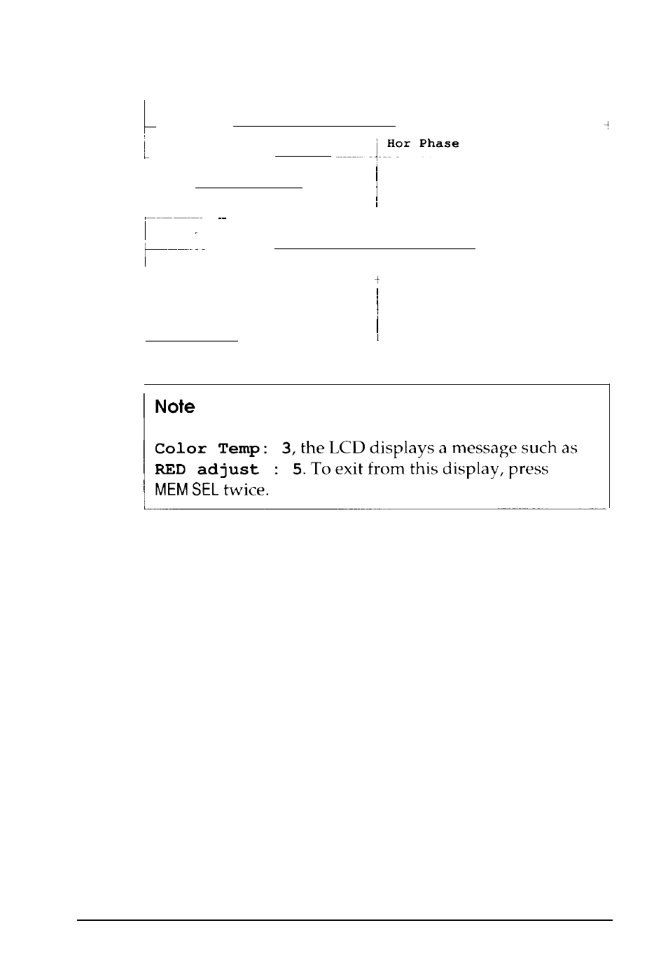 Funct, Display parameter order, If you press | Epson Professional Series II User Manual | Page 43 / 63